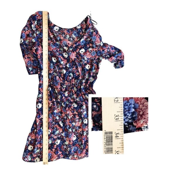 Zara floral print v back mini dress, Size M - Picture 13 of 13